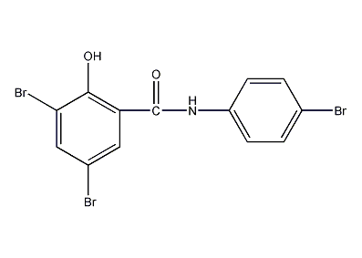 3,5,4'-tribromosalicylic acid aniline structural formula