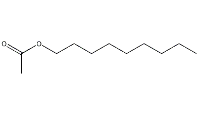 nonyl acetate structural formula