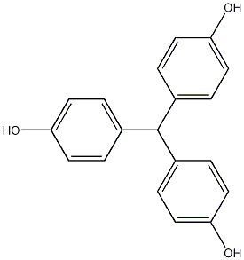 4,4',4''-trihydroxytrimethylbenzene structural formula