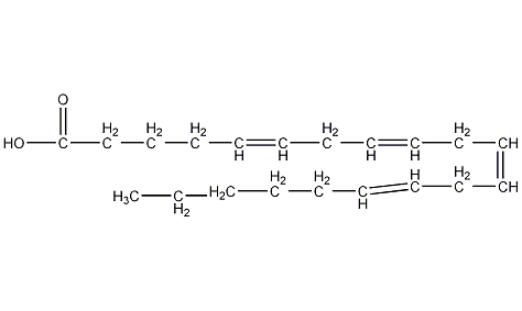 arachidonic acid structural formula