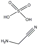 structure formula of aminoacetonitrile hydrogen sulfate