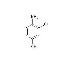 2-chloro-4-methylaniline structural formula