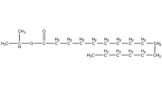 isopropyl palmitate structural formula