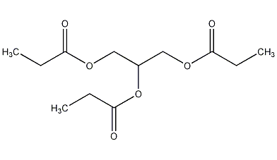 tripropionin structural formula