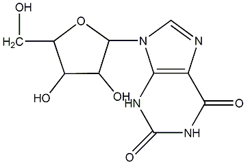 xanthine nucleoside structural formula