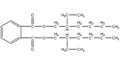 di(2-ethylhexyl) phthalate structural formula