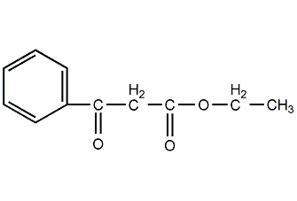 benzoyl ethyl acetate structural formula
