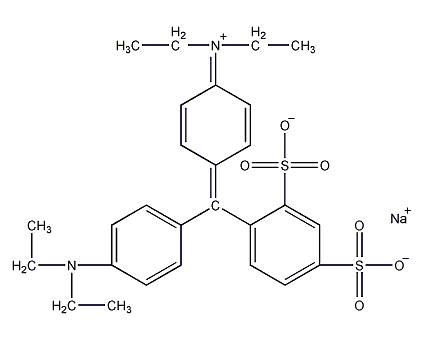 acid blue 1 structural formula