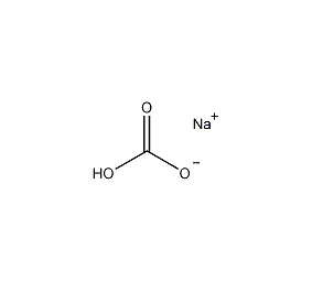 sodium bicarbonate structural formula