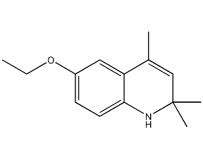 6-ethoxy-2,2,4-trimethyl-1,2-dihydrogenation  quinoline structural formula