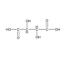 l-(+)-tartaric acid structural formula