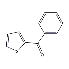 2-benzoylthiophene structural formula