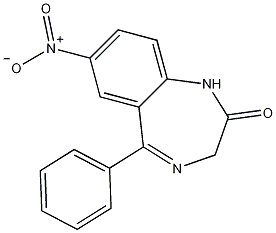 nitrazepam structural formula