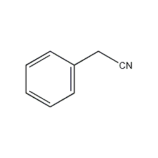phenyl acetonitrile structural formula