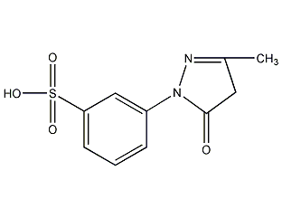 3-methyl-1-(3'-sulfophenyl)-5-pyridinone structural formula