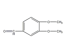 3,4-dimethoxybenzaldehyde structural formula