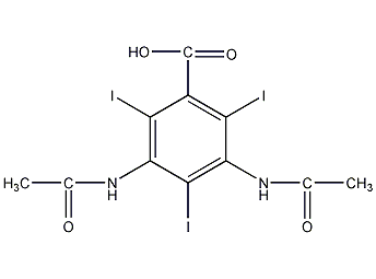 ditrizoic acid structural formula