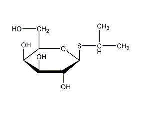 isopropyl-β-d-thiogalactopyranoside structural formula