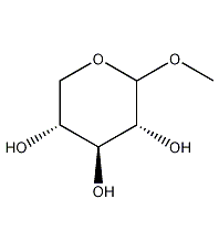 methyl-α-d-xylopyranose structural formula