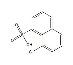 8-chloronaphthalene-1-sulfonic acid structural formula