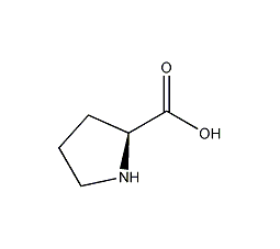 l-proline structural formula
