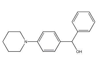 diphenylpiperidinemethanol structural formula