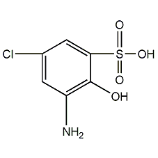 2-amino-4-chlorophenol-6-sulfonic acid structural formula