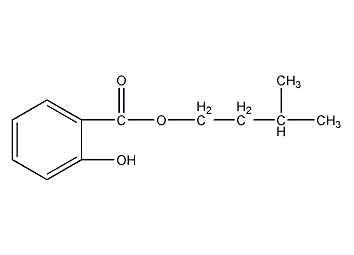 isoamyl salicylate structural formula