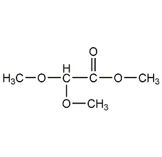 structural formula of methyl dimethoxyacetate