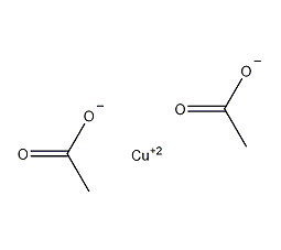 copper acetate structural formula