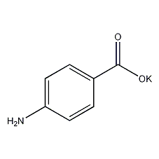 potassium para-aminobenzoate structural formula
