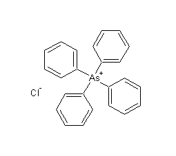 structural formula of tetraphenylarsenium chloride hydrate