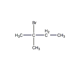 2-bromo-2-methylbutane structural formula