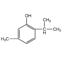 thymol structural formula