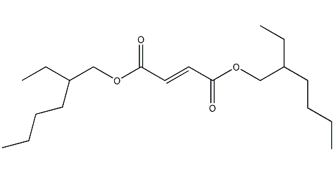 structural formula of di(2-ethylhexyl)maleate