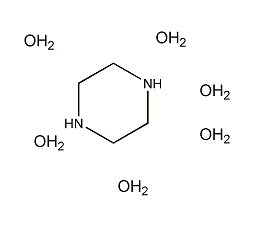 piperazine hexahydrate structural formula