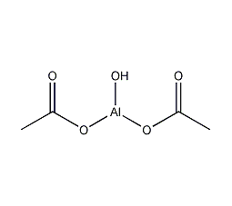 basic aluminum acetate structural formula