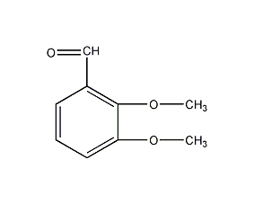 2,3-dimethoxybenzaldehyde structural formula