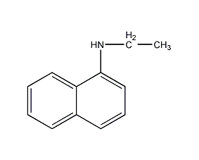 n-ethyl-1-naphthylamine structural formula