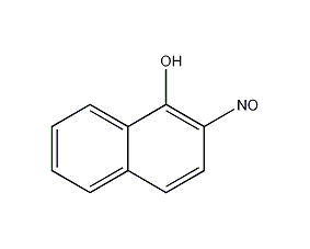 2-nitroso-1-naphthol structural formula