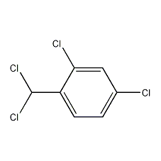2,4-dichloro-1-(dichloromethyl)benzene structural formula
