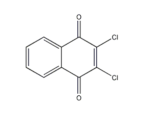 2,3-dichloro-1,4-naphthoquinone structural formula