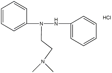 structural formula of benzylpyridine hydrochloride