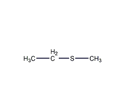 methyl ethyl sulfide structural formula