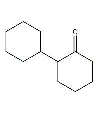 2-cyclohexylcyclohexanone structural formula