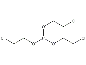 tris(2-chloroethyl)phosphite structural formula