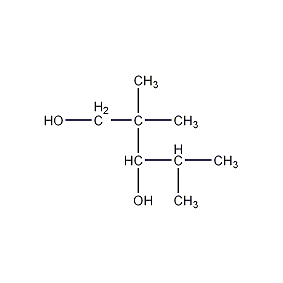 2,2,4-trimethyl-1,3-pentanediol structural formula