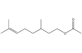 citronellyl acetate structural formula