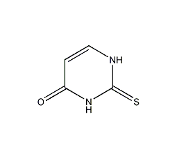 2-thiouracil structural formula
