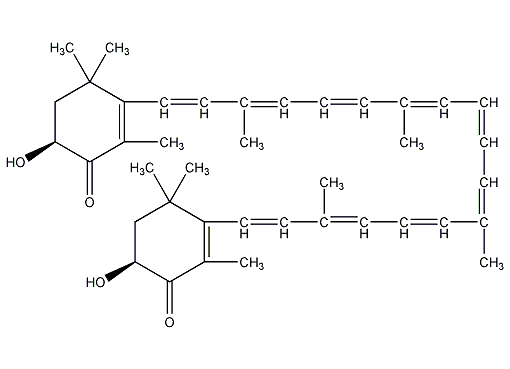 astaxanthin structural formula